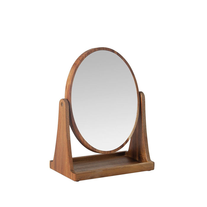 ANDREA HOUSE BA23017 Espejo joyero de madera con pie