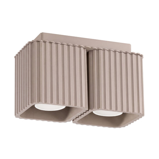 SOLLUX SL.3037 Lámpara De Techo Riff 2 Taupe Gu10