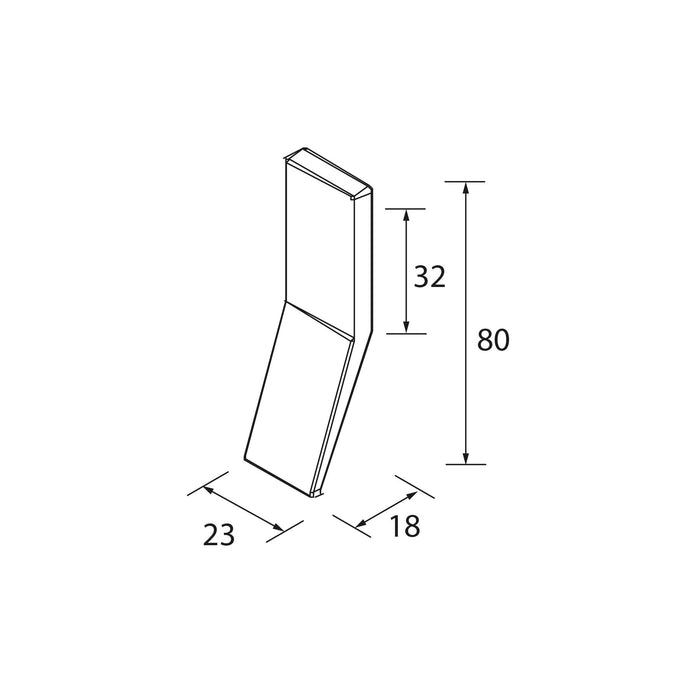 SALGAR 113733 UNIIQ Chrome Handle