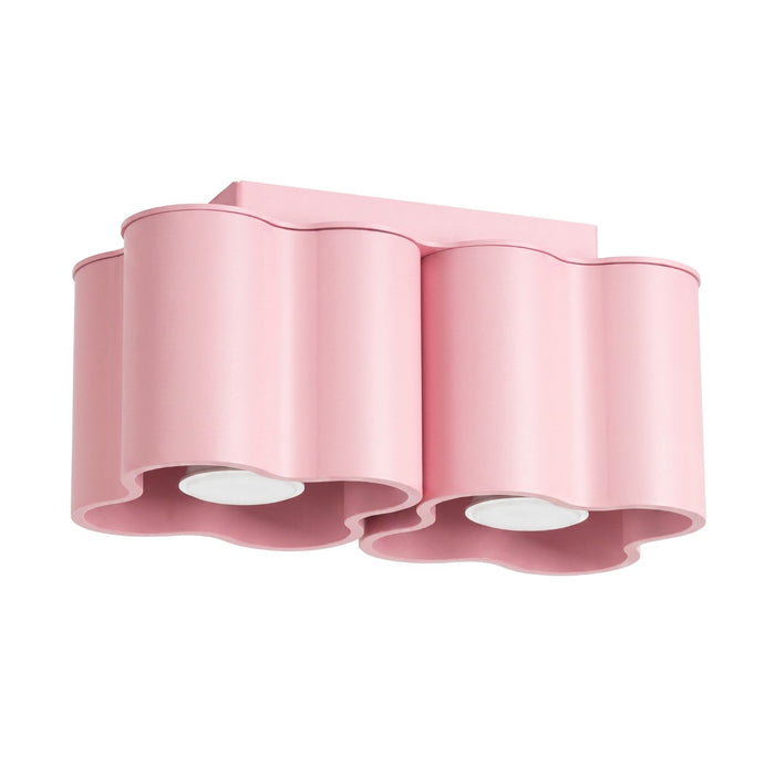 SOLLUX SL.3394 Lámpara De Techo Ovio 2 Rosa Gu10