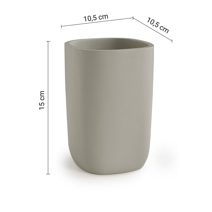 GEDY MA976600300 MACARON Porta cubiertos de cocina beige mate