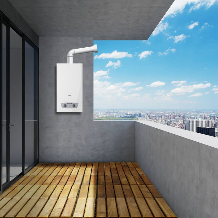 ARISTON 3632413 FAST RX ONM Calentador a Gas Atmosférico Instantáneo 11 Litros/Min Gas Butano/Propano Clase Energética A