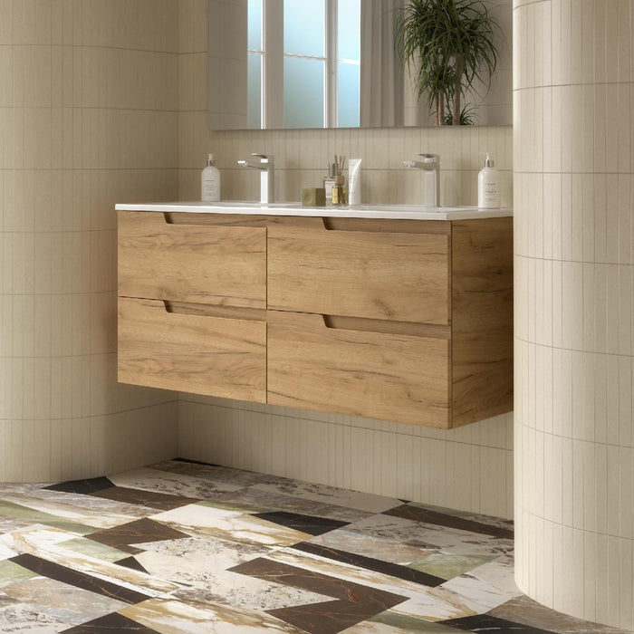 SALGAR 117943 VIMA Mueble+Lavabo 120 Color Roble África