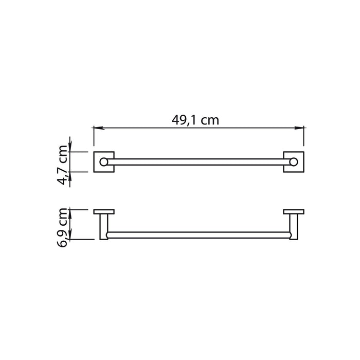 GEDY FJ214538000 FUJI Toallero Cepillado