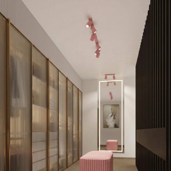 SOLLUX SL.1930 Plafón KARBON 10 rosa