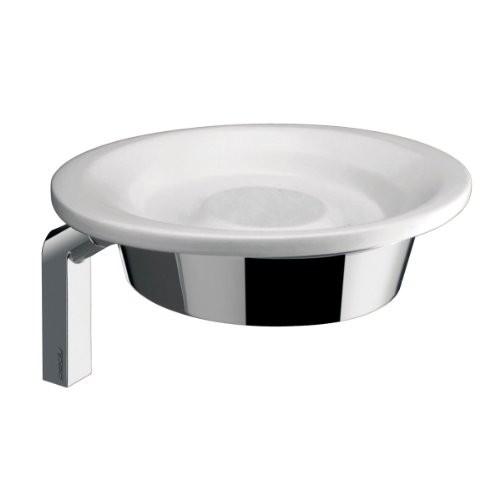 GEDY 35110200200 Jabonera Karma Cromo/Blanco Lúcido