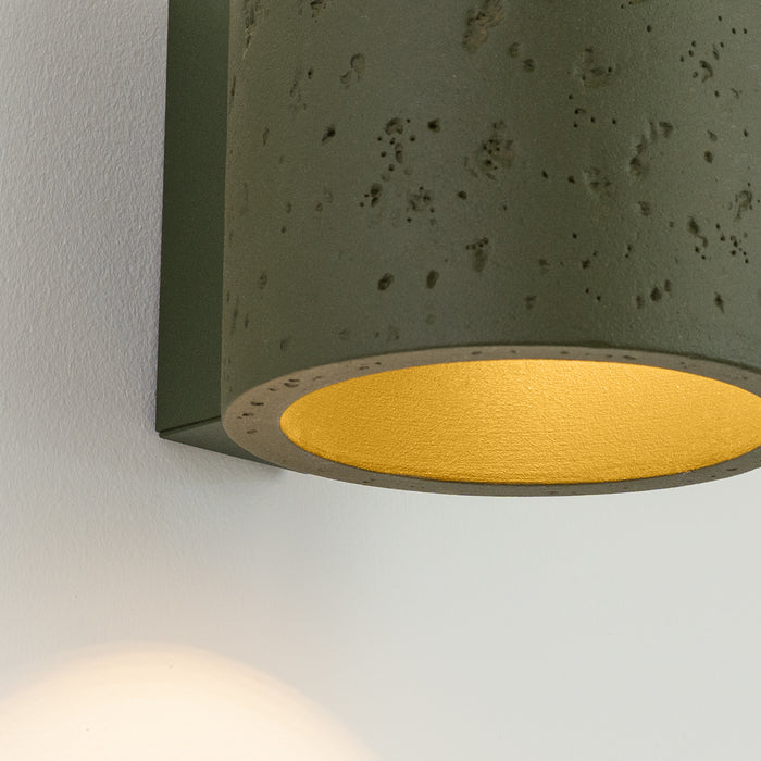 SOLLUX SL.1839 Aplique ORBIS hormigón verde oliva verde oliva