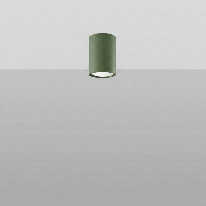 SOLLUX SL.2071 Plafón LAGOS 10 verde oliva