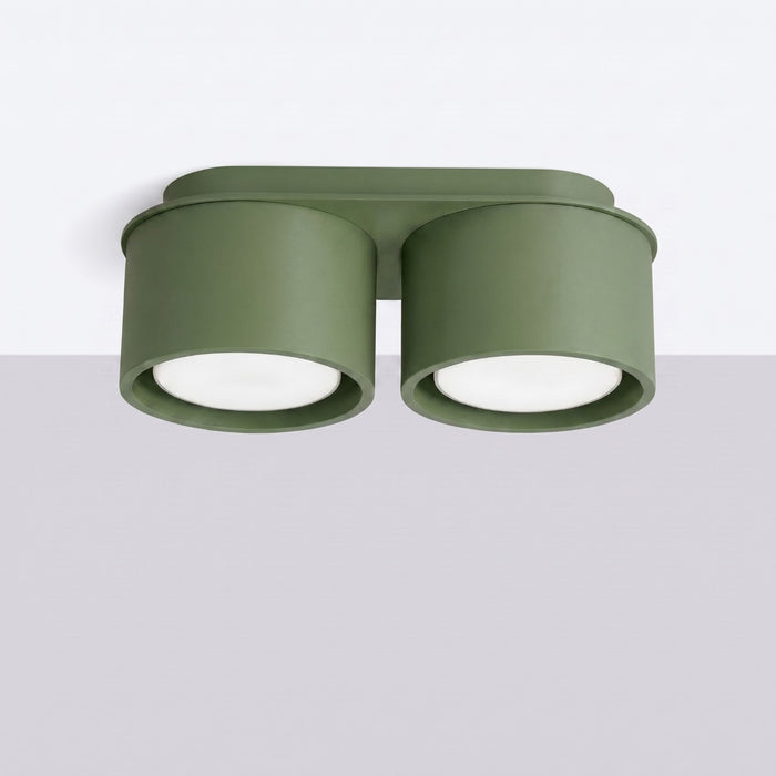 SOLLUX SL.2463 Plafón MODO 2 verde oliva Gx53