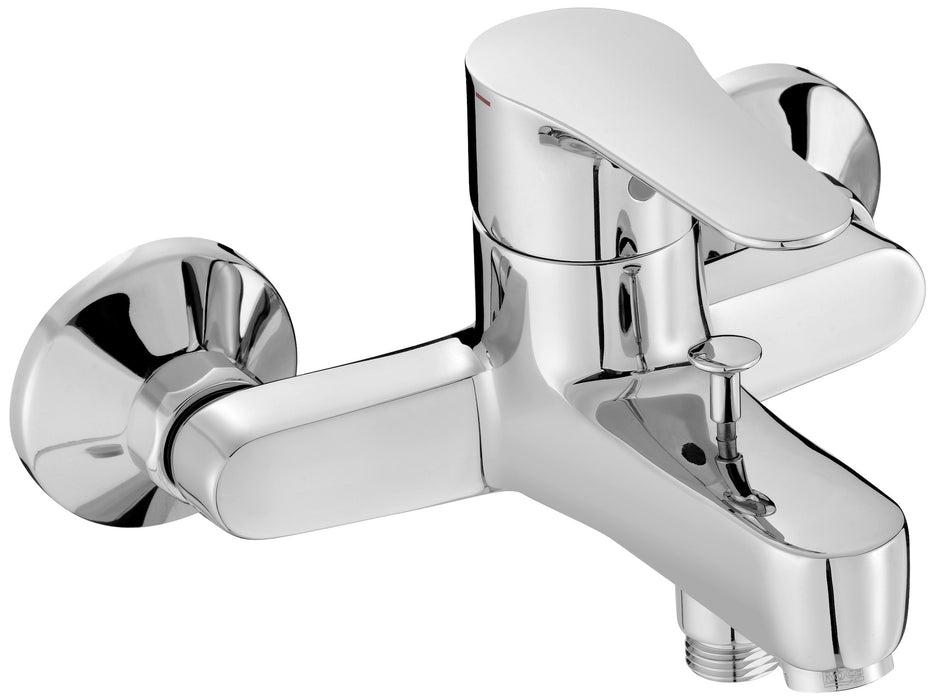 Jacob Delafon E16033-4-CP JULY Wall-mounted bath-shower single lever mixer