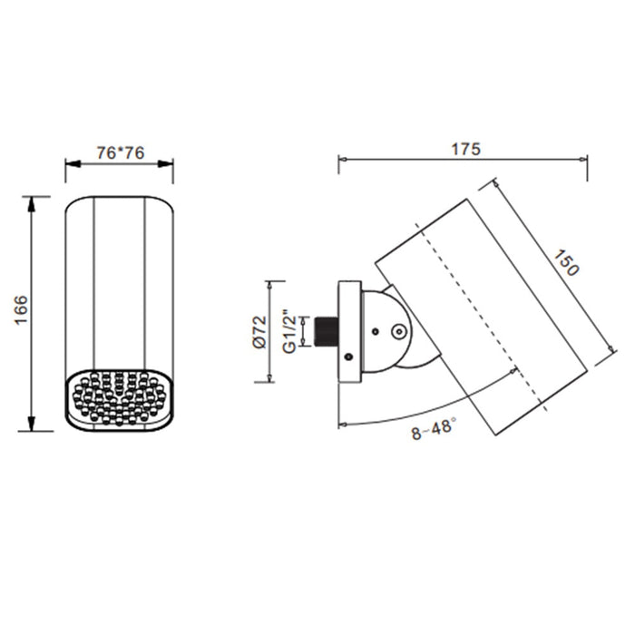 IMEX  RDC007/ORC TUBE Rociadores Oro Rosa Cepillado
