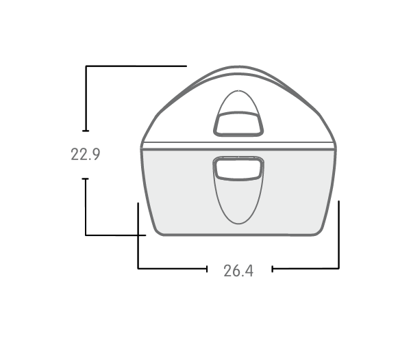 GEDY DD024900900 DA-DAM Original Children's Ladder White/Lilac