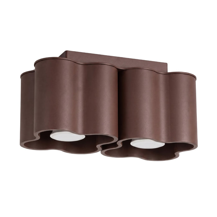 SOLLUX SL.3373 Lámpara De Techo Ovio 2 Marrón Gu10