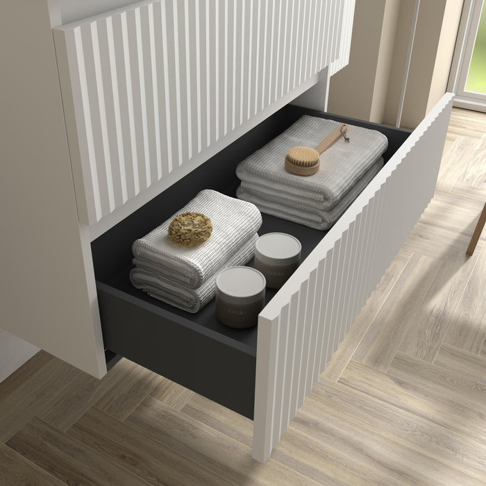 SALGAR 121752 KIRA Mueble+Lavabo VILNA 160cm Blanco Mate