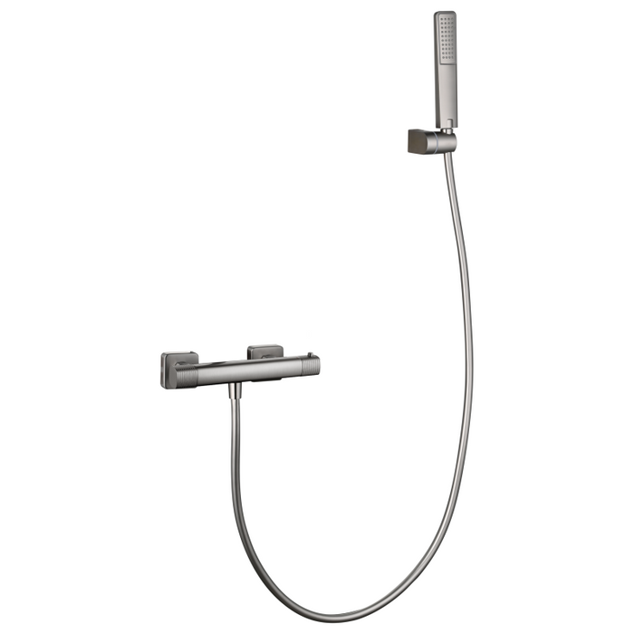 IMEX BTF065-5NQ FIRENZE-SASSARI Termostatico Kit Ducha Niquel