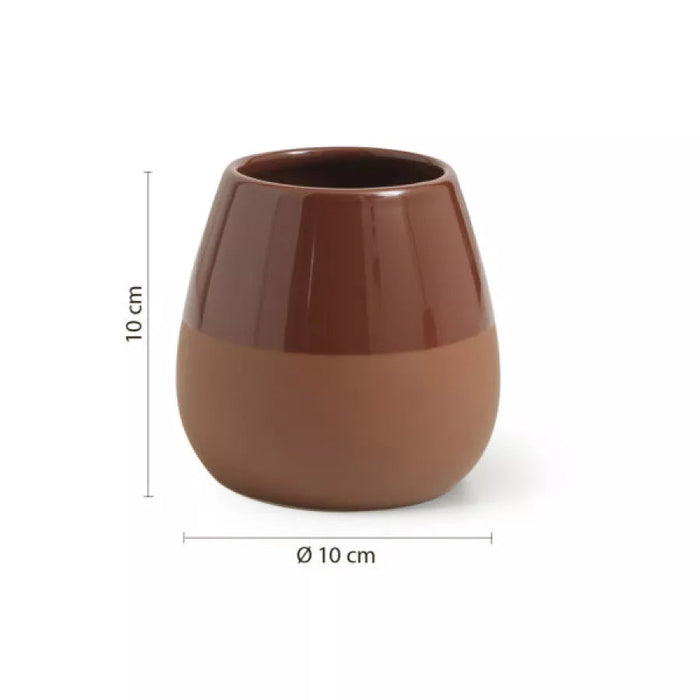 GEDY WL989600000 WILMA Toothbrush Holder Terracotta