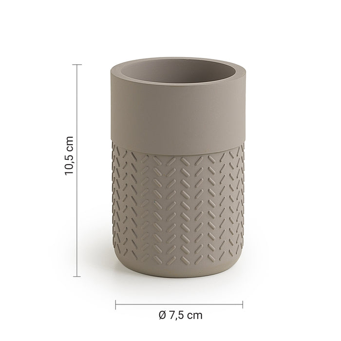 GEDY TH980800000 THEA Portacepillos gris