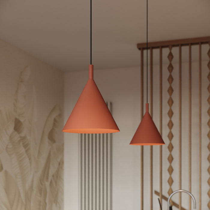 SOLLUX SL.2526 Lámpara colgante NOX 25 ocre rojo