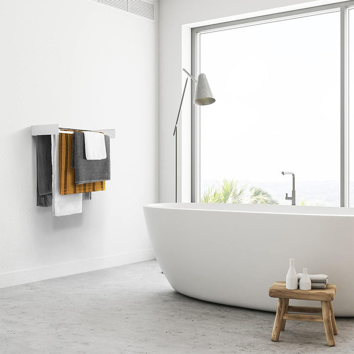 ARCOBAÑ 80TEPL100B  Tendedero De Pared Plegable Blanco 100cm