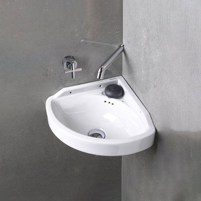 VALADARES 18307002C Corner Wall Sink White