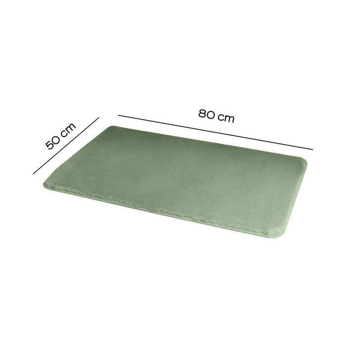 GEDY 96FY5080079 FUZZY Green Rug