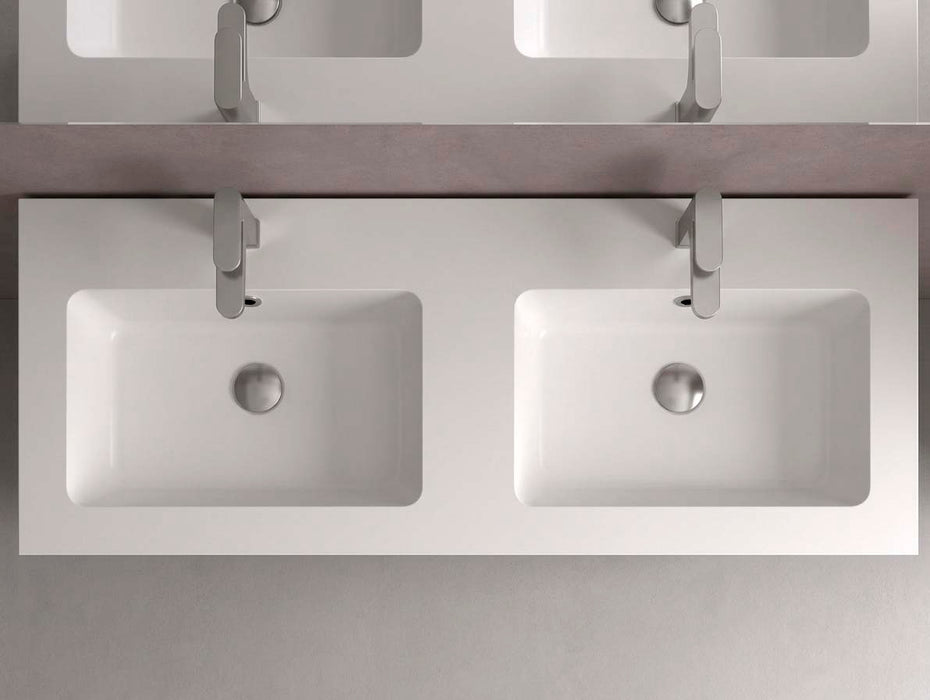 SALGAR 121989 LENI Mueble+Lavabo VILNA 160cm Gris mate