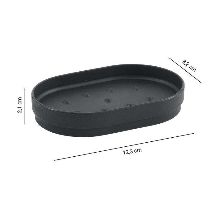 GEDY SH111400300 SHARON Soap Dish Matte Black