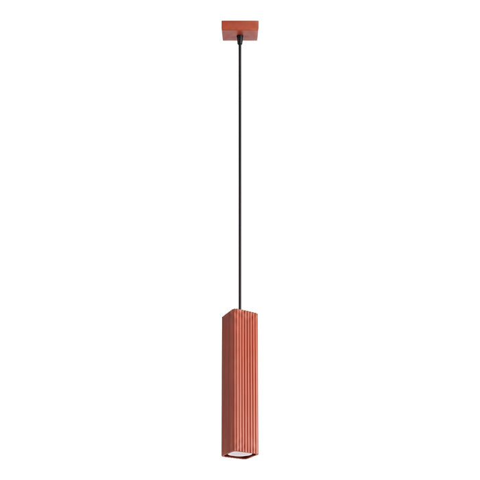 SOLLUX SL.3197 Lámpara Colgante Rayo 1 Ocre Rojo