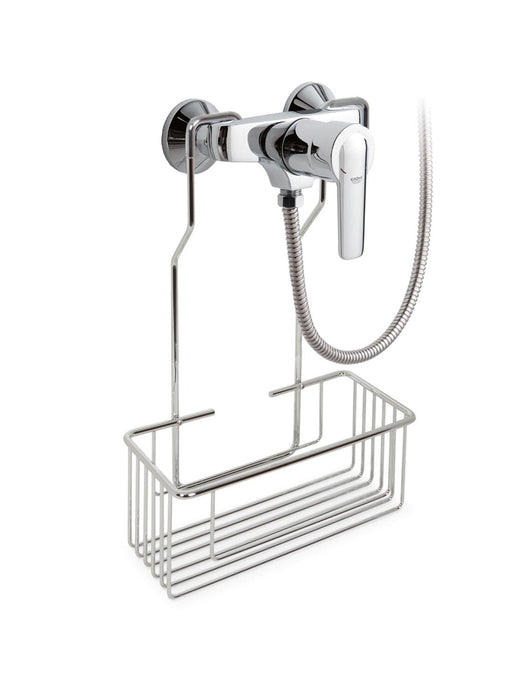BELTRAN 3026 Soap Dish Grid Hanging On Faucet Chrome Extra Deep