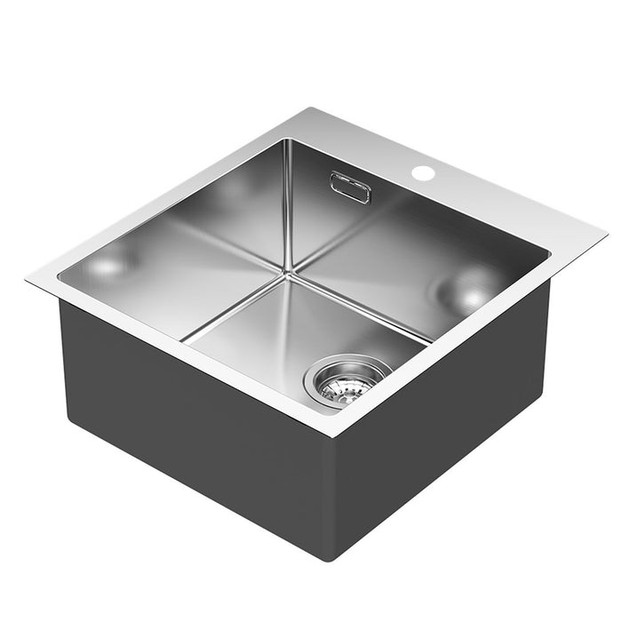 LLAVISAN L509414 FLAP Sink 40x40 Brushed Steel