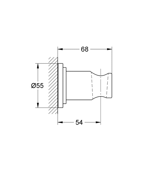 GROHE 26 894 000 Sena Fixed Wall Bracket
