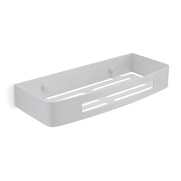 GEDY 24170200000 NERVA Porta objetos de ducha rectangular blanco mate