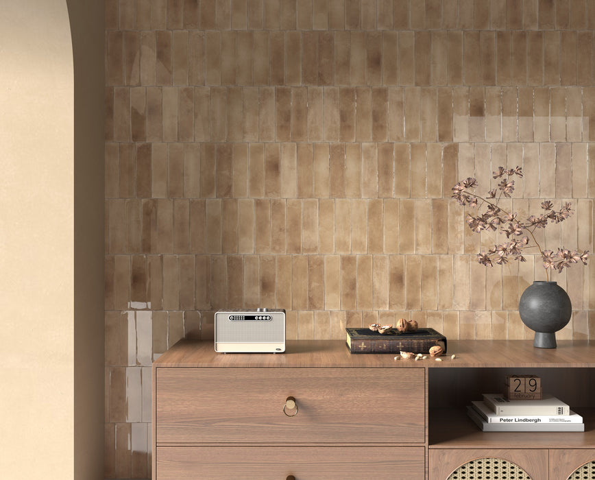 DUNE ATLANTIQUE COTTO 6,9x24 Azulejo Pasta Blanca