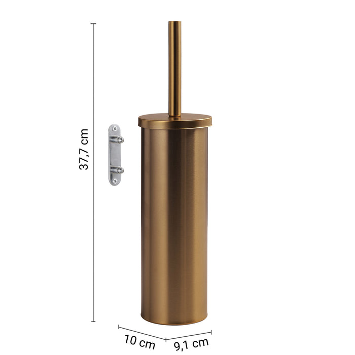 GEDY 52330382200 FLIP Escobillero de pared oro rosa