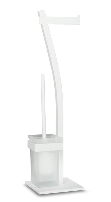BELTRAN 21210 BERLIN White Brush and Toilet Paper Holder