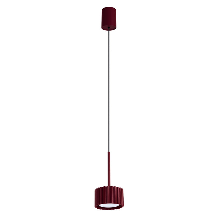 SOLLUX SL.2684 Lámpara colgante AURA 1 burdeos Gx53