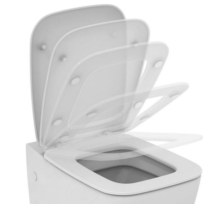 IDEAL STANDARD T663801 VENTUNO Tapa Asiento Caída Amortiguada