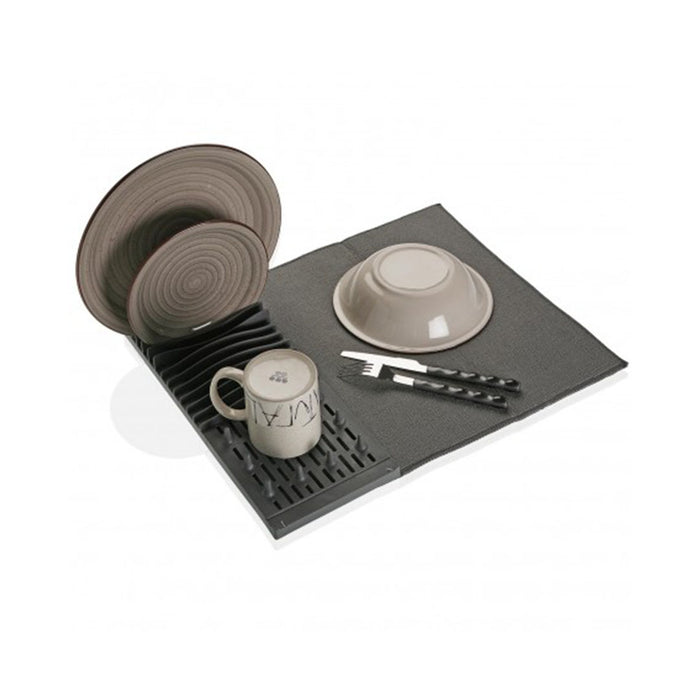 ARCOBAÑ FC61ESCPLG  Escurridor Platos Gris Con Paño