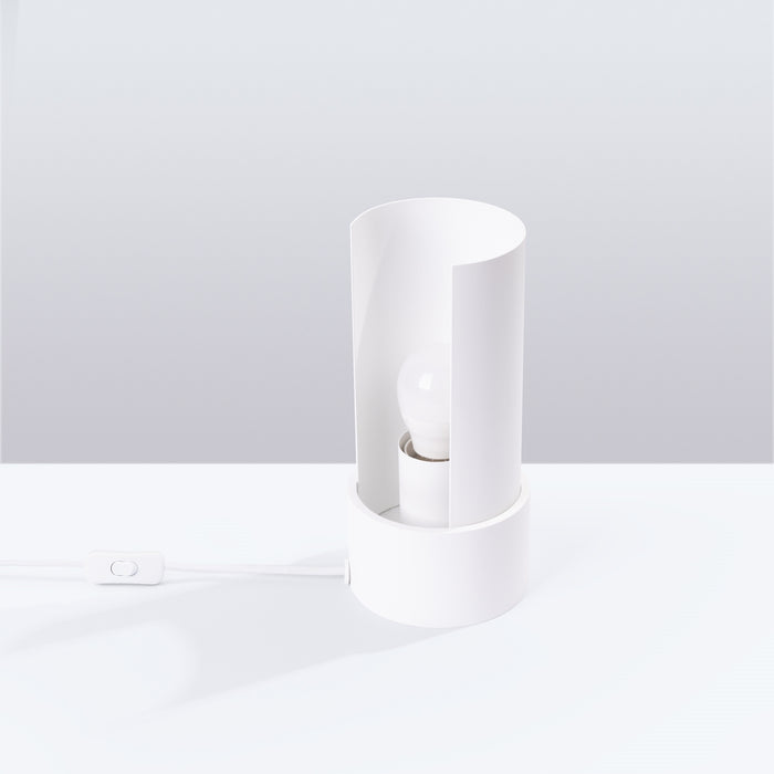 SOLLUX SL.1675 Lámpara de mesa FLASH blanca blanco