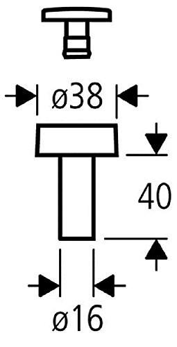 GROHE 37 117 PI0 16-35mm Discharge Valve Plug Tap