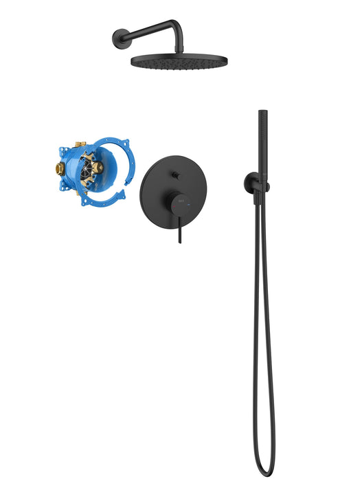 ROCA A5D279ENB0 ONA Pack Rocabox Empotrado Baño/Ducha Negro Mate