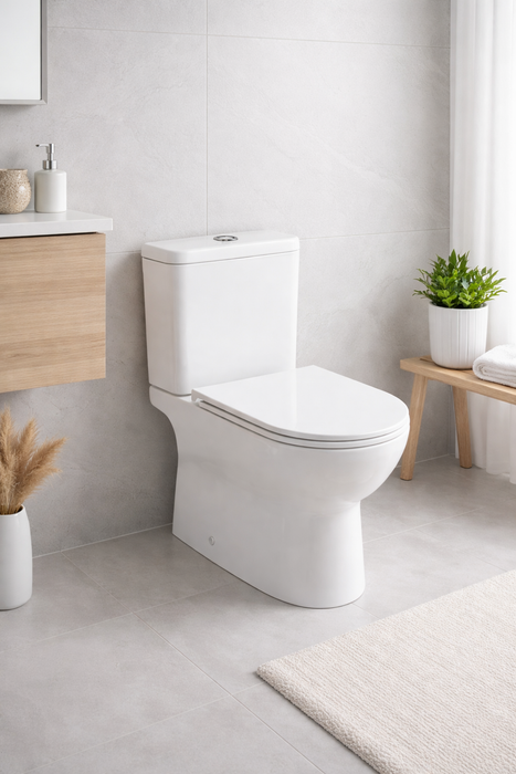 AQUORE 390866 PORTO Inodoro Completo Salida Dual Blanco