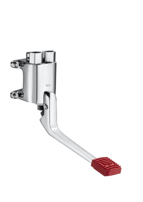 ROCA A505128900 INSTANT FOOT Grifo Mezclador Progresivo de Pedal A Pared Accionamiento con El Pie Cromo
