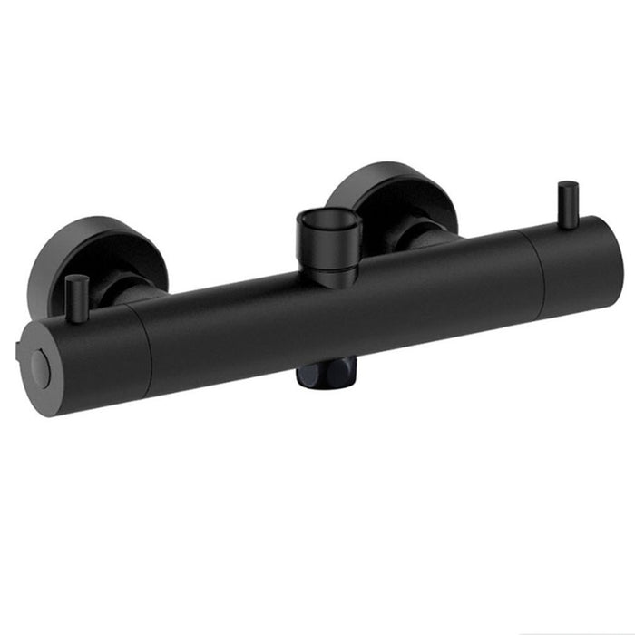 LLAVISAN L126504 OSLO Gran Ducha Monomando 2 Vías Color Negro Mate