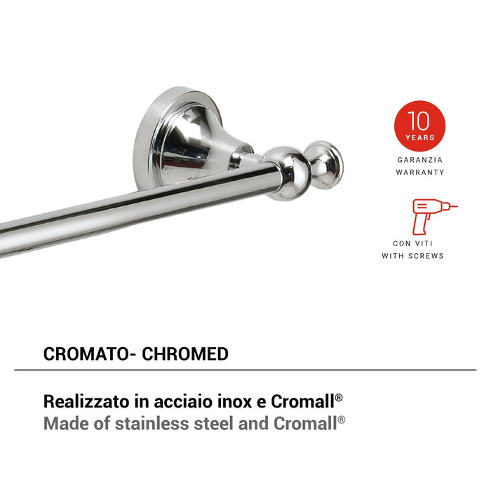 GEDY NV214513000 NEVIS Chrome Towel Rack