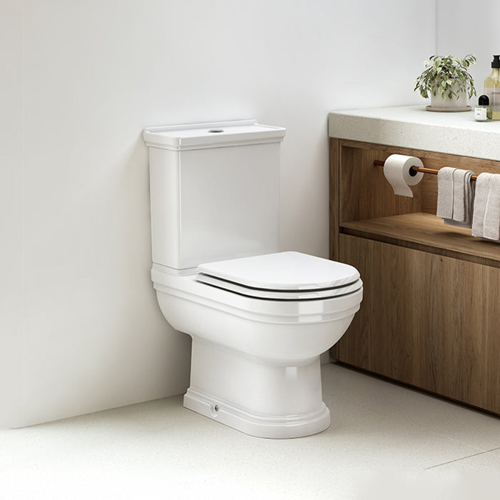 GALA NOBLE Classic Complete Toilet WC Cover White