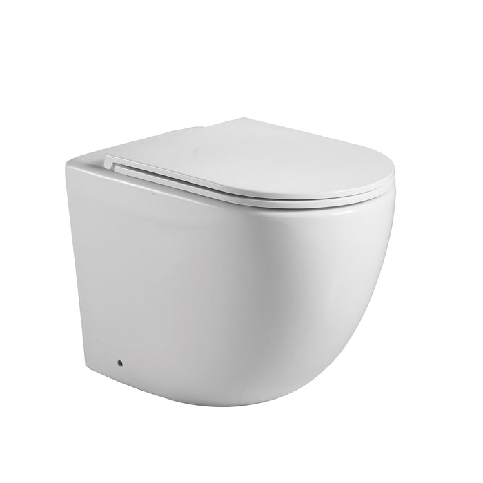 AQUORE 01411 GENOVA Rimless Wall-Mounted Toilet White