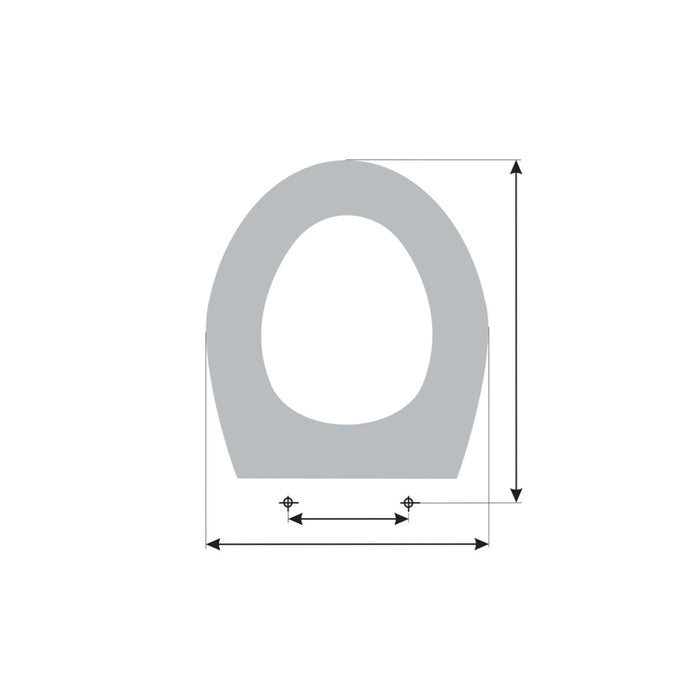 ETOOS 02292108 GRAN GRACIA Villeroy & Boch White WC Lid