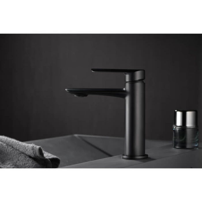 IMEX BDG040-1NG URAL Grifo de Lavabo Negro Mate