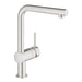 GROHE 32 168 DC0 MINTA Grifo Fregadero Extraible Recto Acero Satinado 5 a 7 Días Grohe 